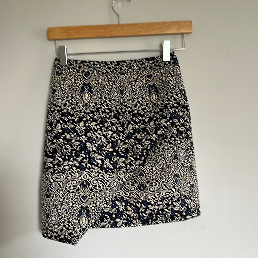 H&M mini asymmetrical skirt size 2